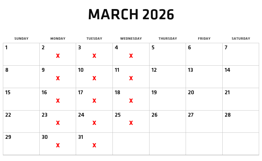 March 2026 Blackout Dates.png